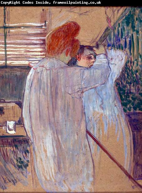 Henri de toulouse-lautrec Woman Combing her Hair
